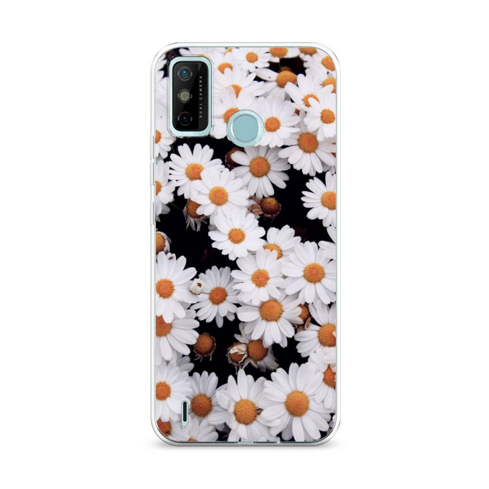 

Чехол Awog на Tecno Spark 6 GO "Ромашковое поле", Разноцветный, 300250-4