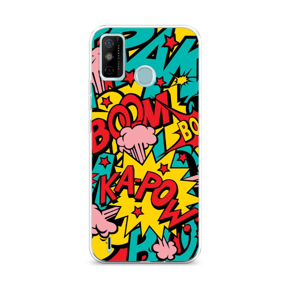 

Чехол Awog на Tecno Spark 6 GO "Постер pop art", Разноцветный, 300250-9