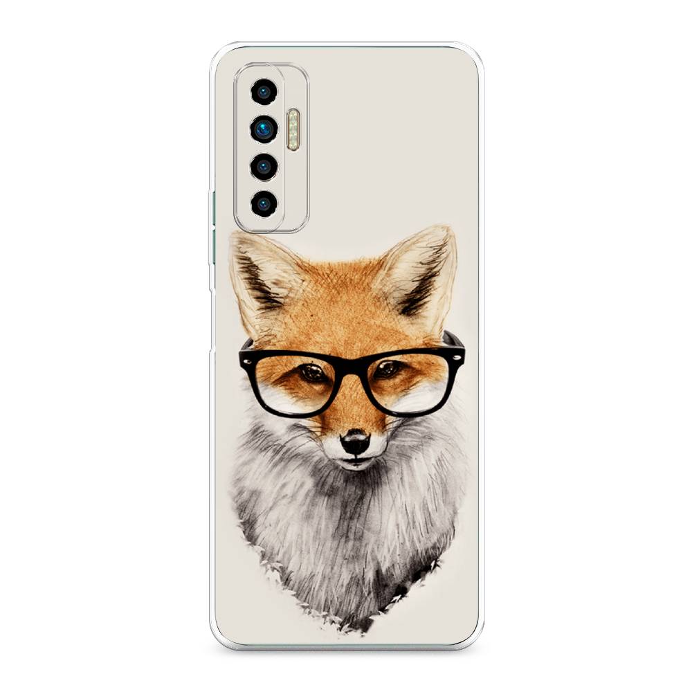 

Чехол Awog на Tecno Camon 17P "Лиса в очках", Разноцветный, 300150-10