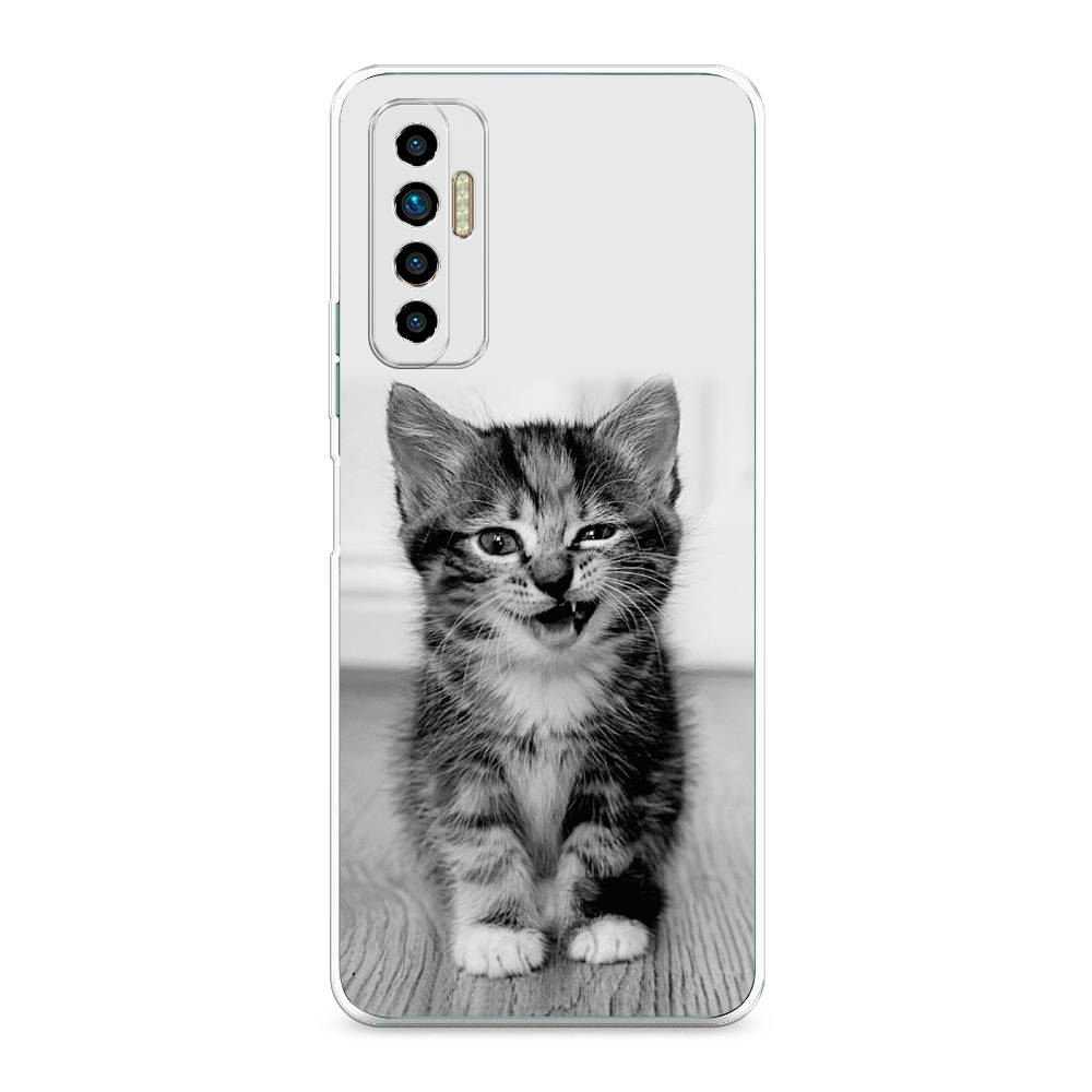 

Чехол Awog на Tecno Camon 17P "Подмигивающий котенок", Разноцветный, 300150-1