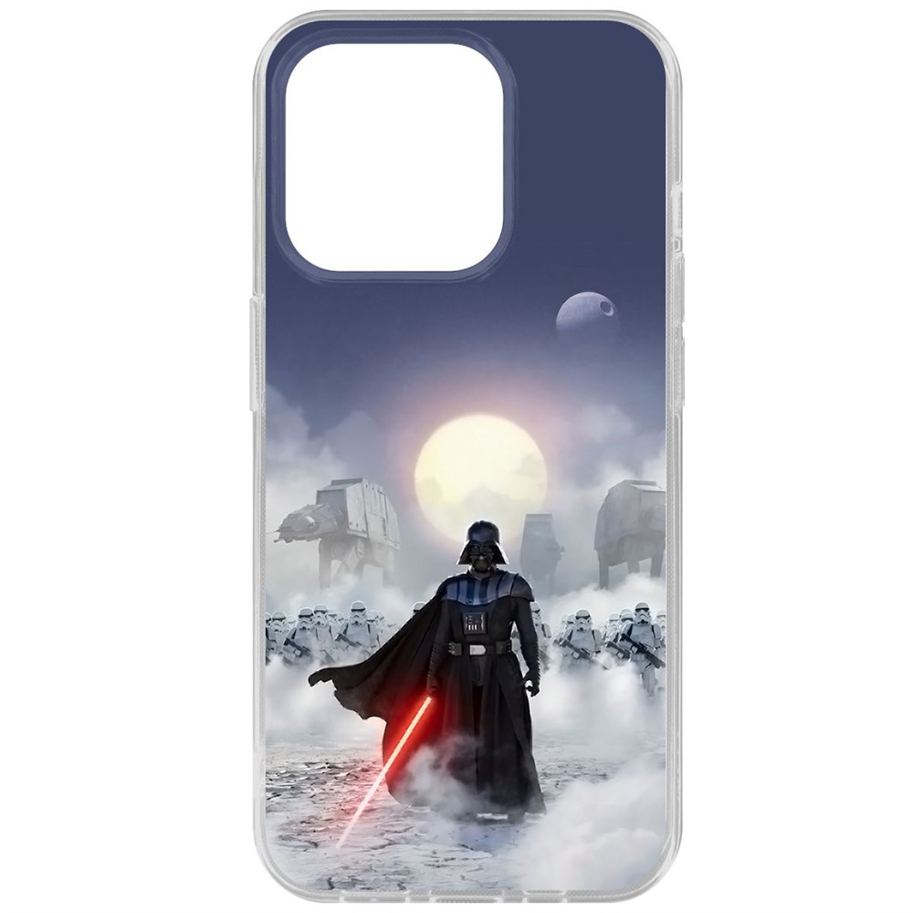 

Чехол-накладка Case Звездные войны. Дарт Вейдер для iPhone 15 Pro, Прозрачный