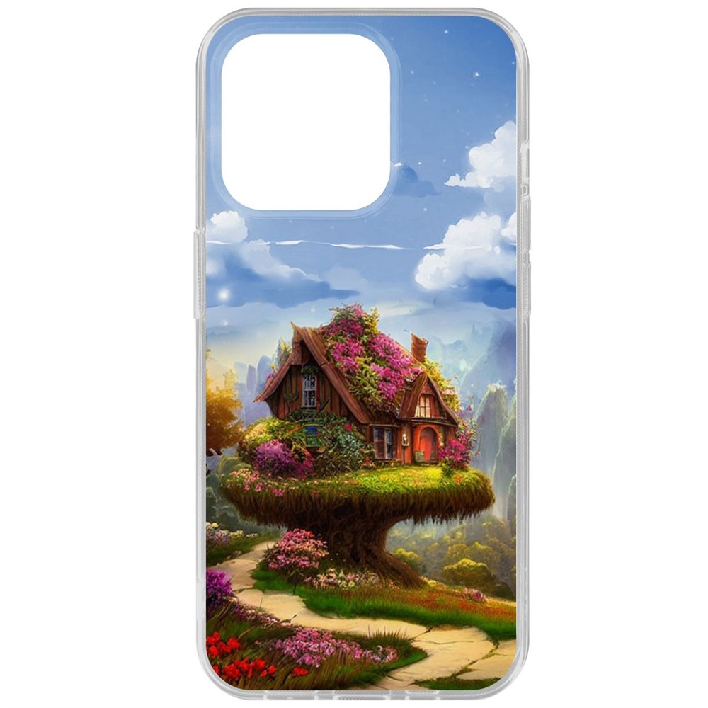 

Чехол-накладка Case Дом на дереве для iPhone 15 Pro, Прозрачный