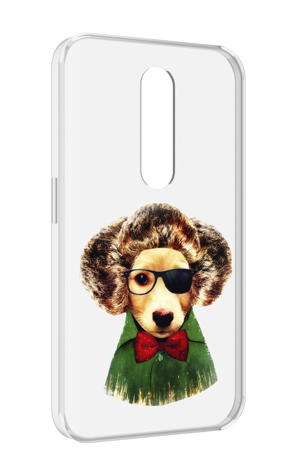 

Чехол MyPads Пес в бабочке для Motorola Moto X Force (XT1585 / XT1581), Прозрачный, Tocco