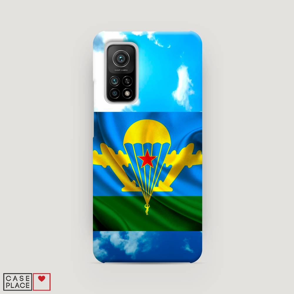 

Пластиковый чехол "ВДВ флаг в небесах" на Xiaomi Mi 10T Pro, 37720-4