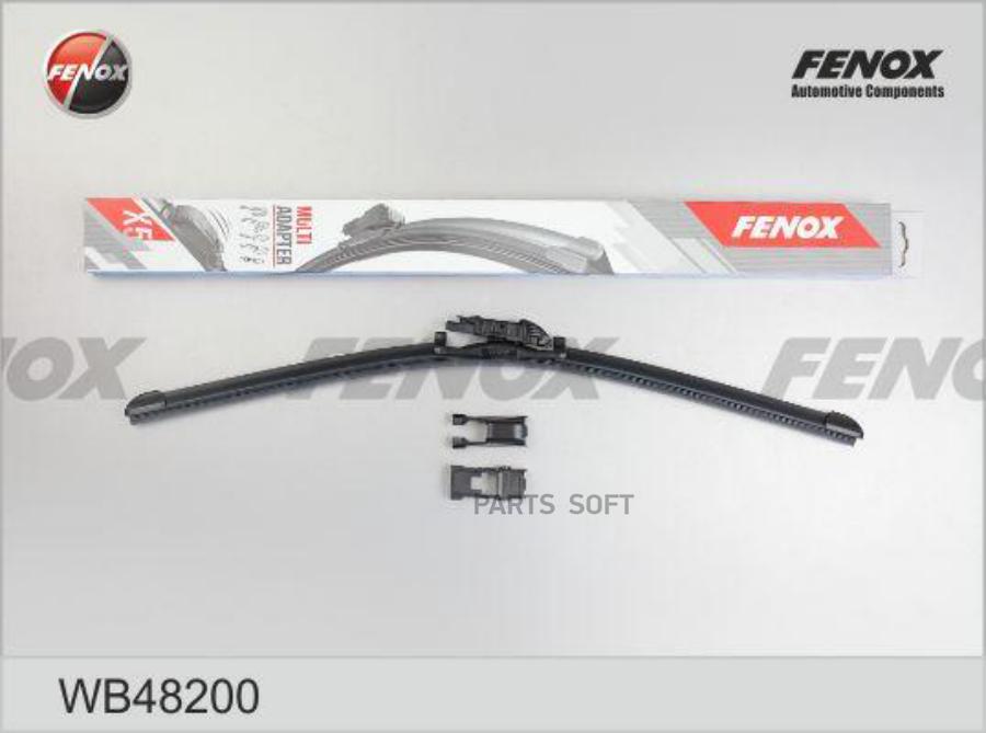 

Щетка С/О Fenox Wb48200 480 Мм (19); Бескаркас. Крепление: 5 В 1 (Hook 9х3/Pinch Tab/Push