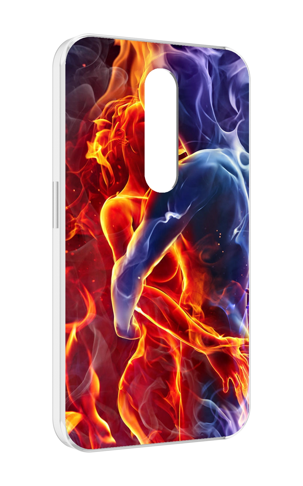 

Чехол MyPads Огонь-вода для Motorola Moto X Force (XT1585 / XT1581), Прозрачный, Tocco
