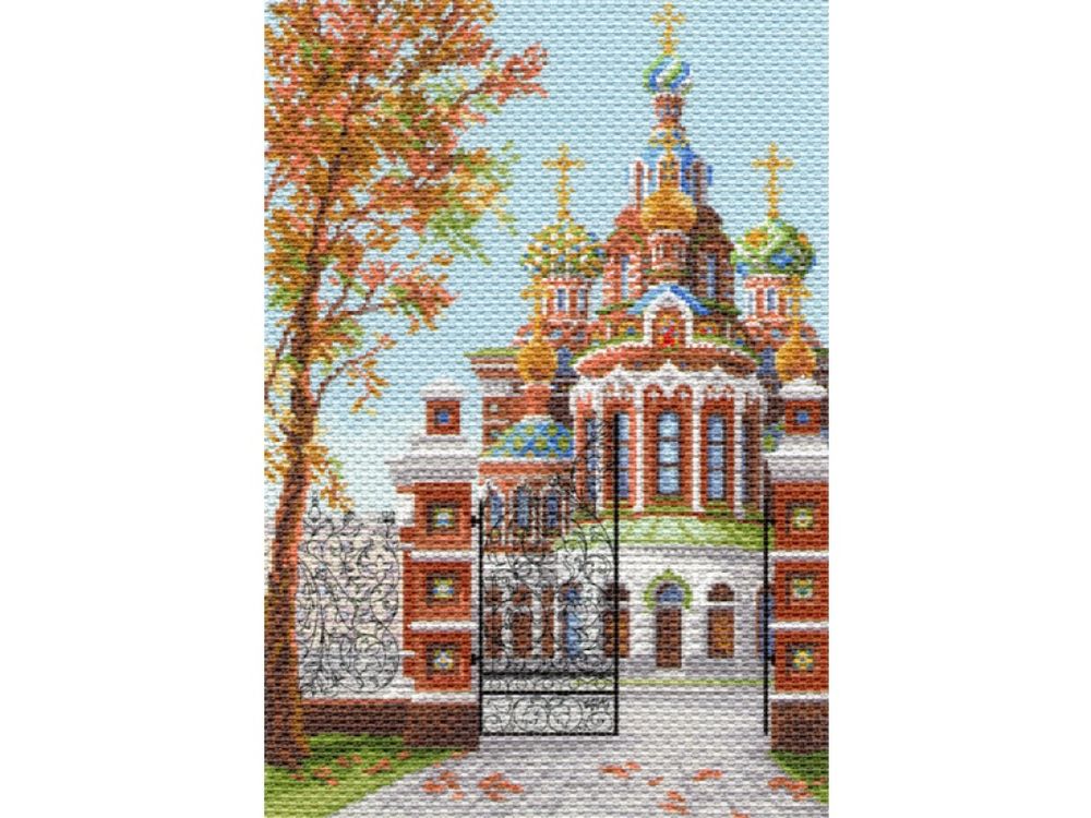 

Рисунок на канве «Спас на крови», С рисунком