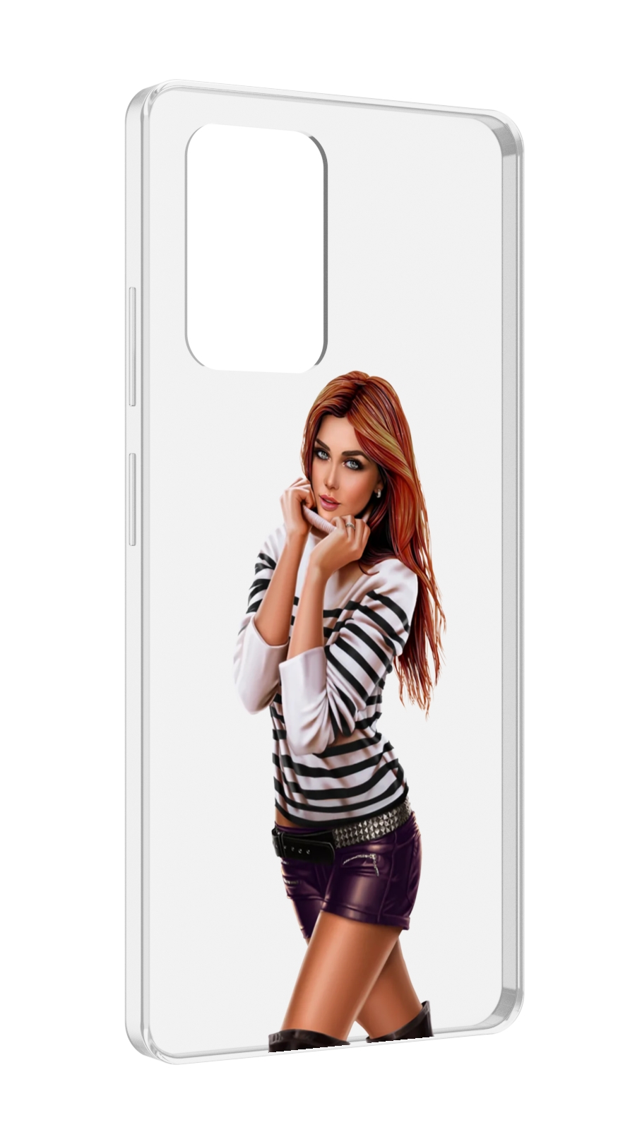 

Чехол MyPads девушка-в-свитере-с-полоской для ZTE Blade V40 Pro, Tocco