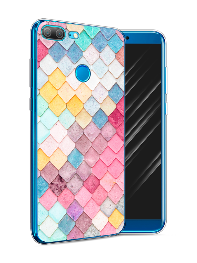 

Чехол Awog на Honor 9 Lite "Нежные ромбики", Разноцветный, 64250-4