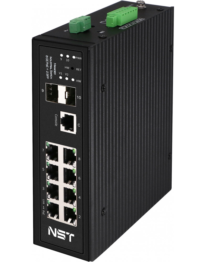 

Коммутатор New System Technologies NS-SW-8G2G-PL/IM черный
