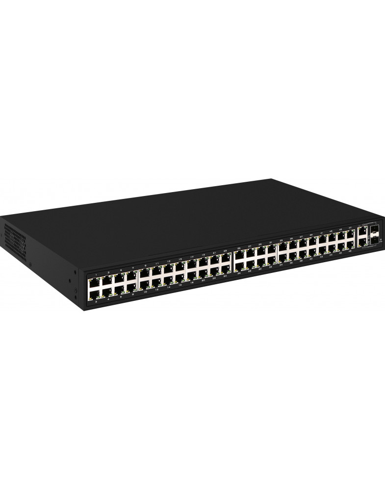 

Коммутатор New System Technologies NS-SW-48F2G-P черный