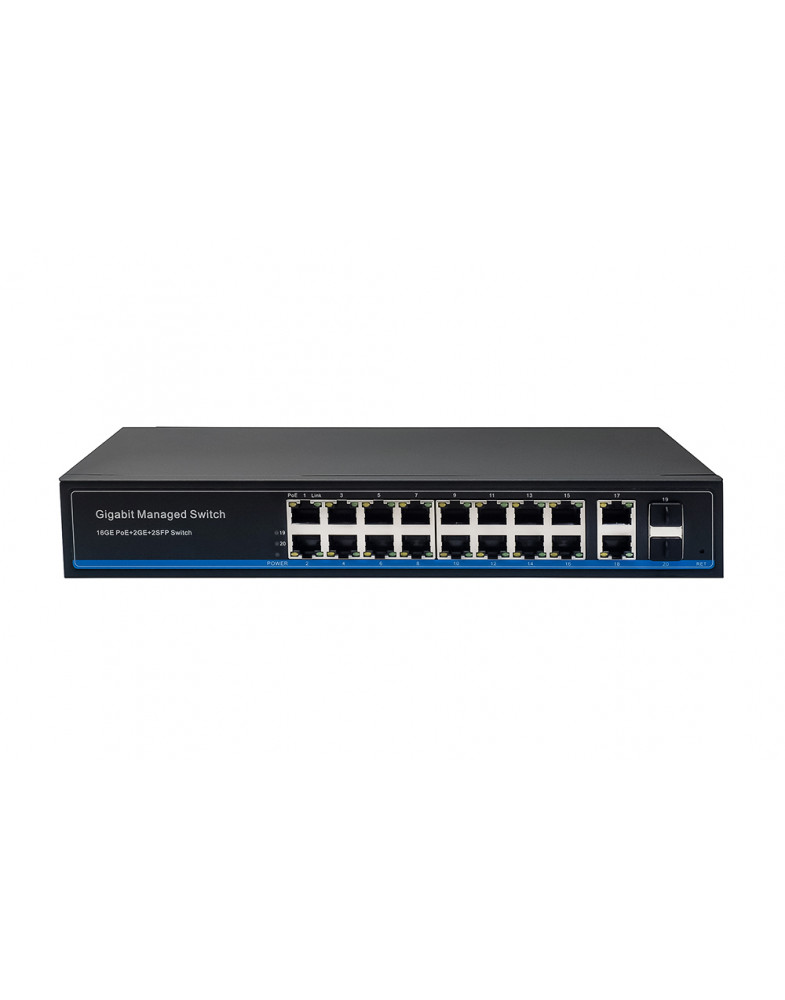 

Коммутатор New System Technologies NS-SW-16G4G-PL черный