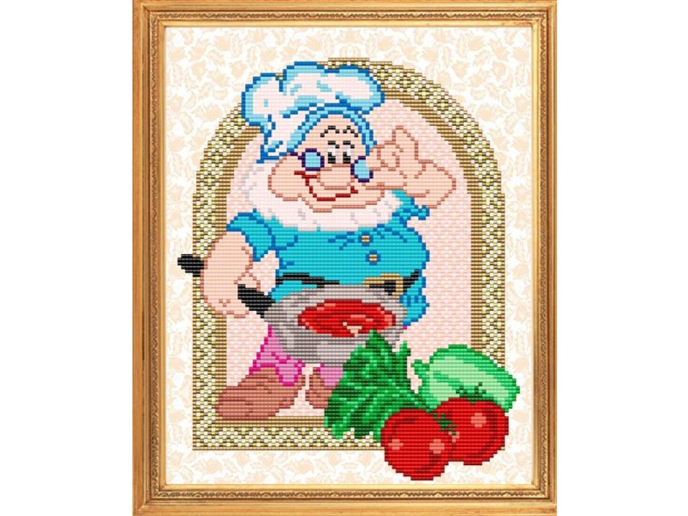 

Рисунок на ткани «Готовим стейк»