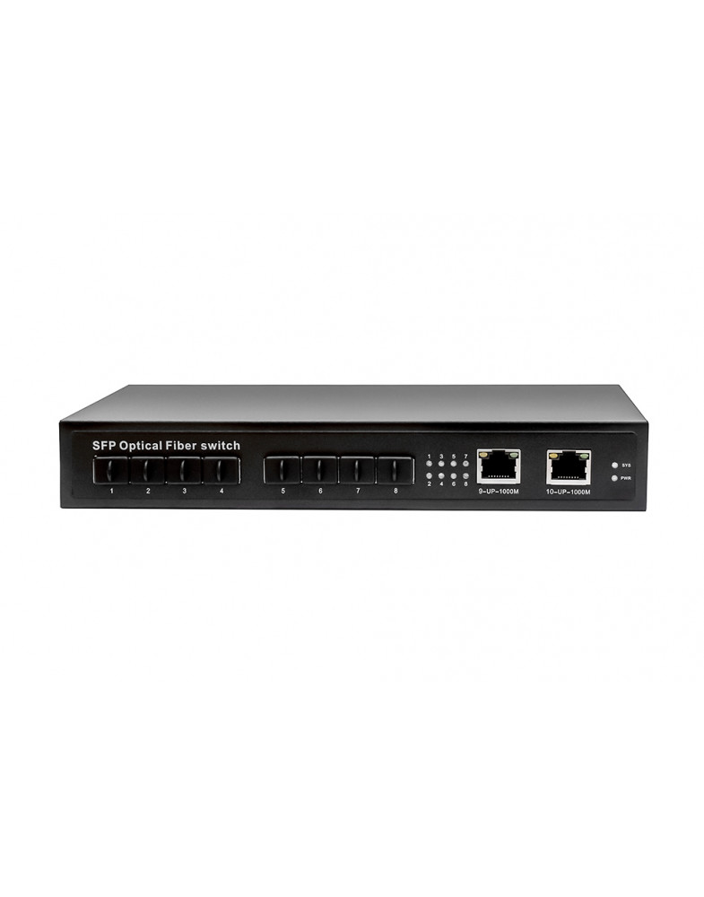 

Коммутатор New System Technologies NS-SW-8GX2G черный