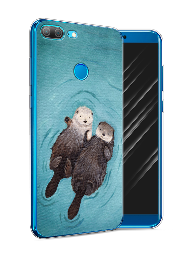 

Чехол Awog на Honor 9 Lite "Парочка бобров", Разноцветный, 64250-10