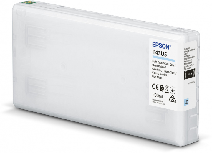 

Картридж для струйного принтера Epson T43U (C13T43U540) светло-голубой, оригинальный, T43U