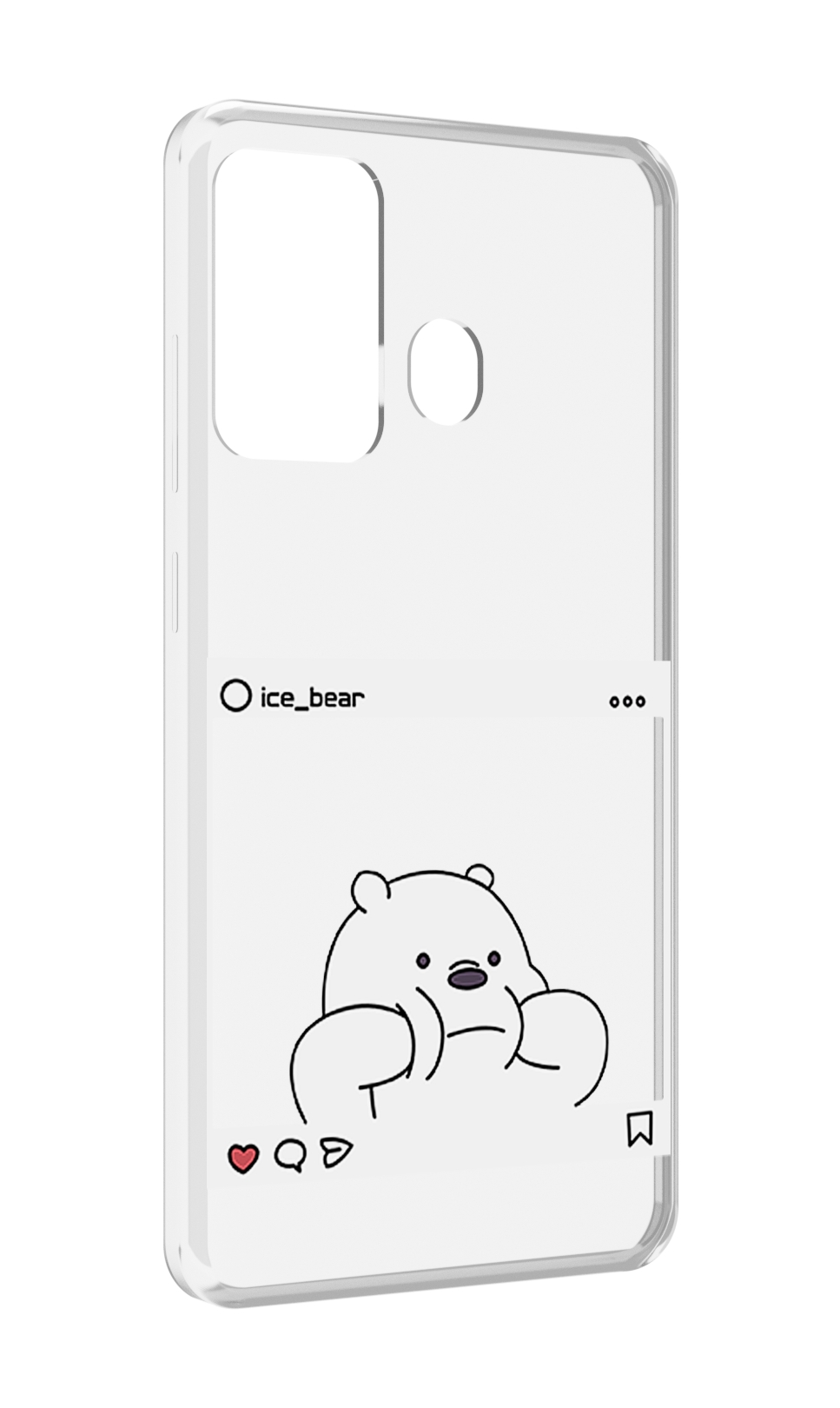 

Чехол MyPads ледяной-медведь для ITEL A27 / ITEL P17, Прозрачный, Tocco
