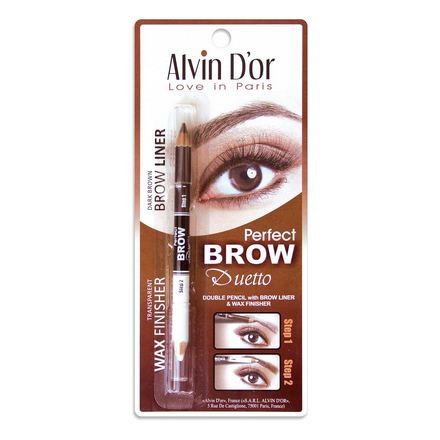 

Двойной карандаш для бровей Alvin D`or, Perfect Brow, тон 02