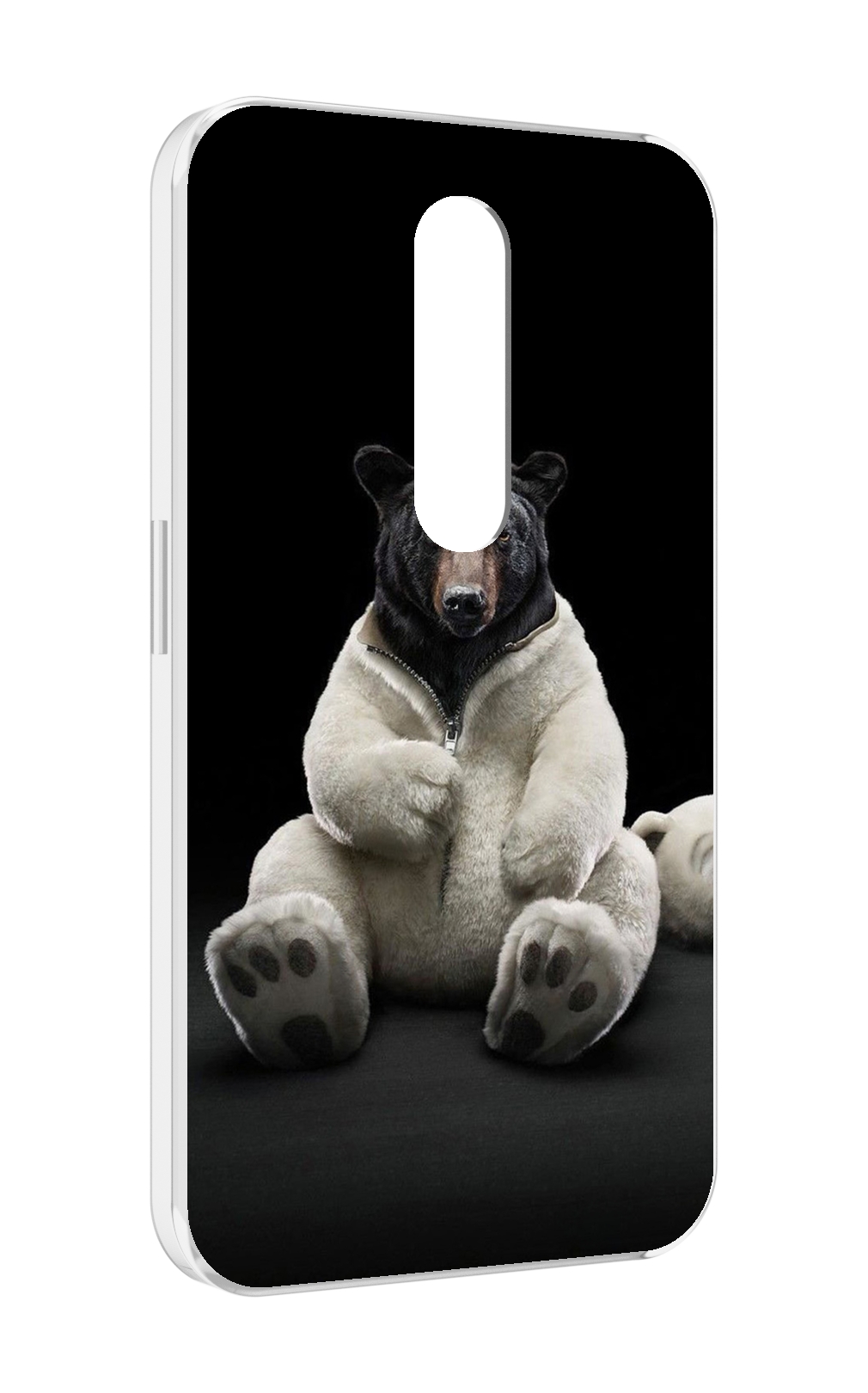 

Чехол MyPads Медведь-бурый-белый для Motorola Moto X Force (XT1585 / XT1581), Прозрачный, Tocco