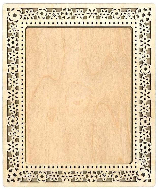 

Рамка «Цветы», большая, 19x24 см, Бежевый