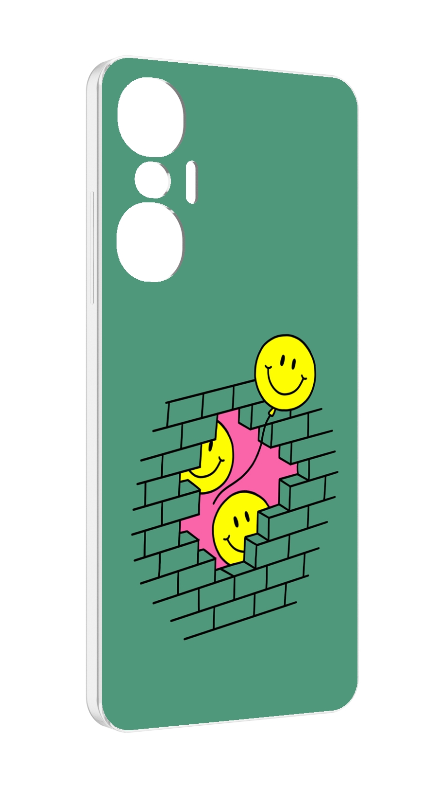 

Чехол MyPads шарики в стене для Infinix Hot 20S противоударный, Tocco