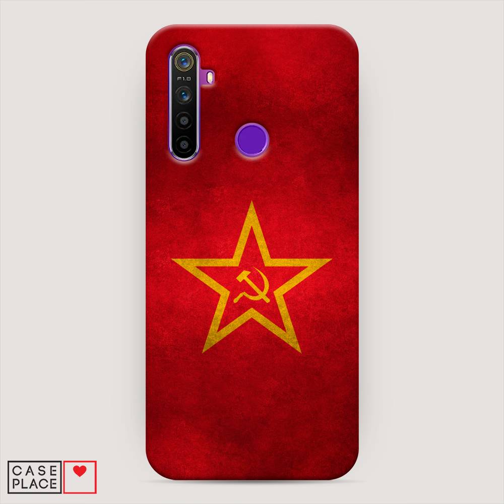 

Пластиковый чехол "Красное знамя" на Realme 5, 251520-4