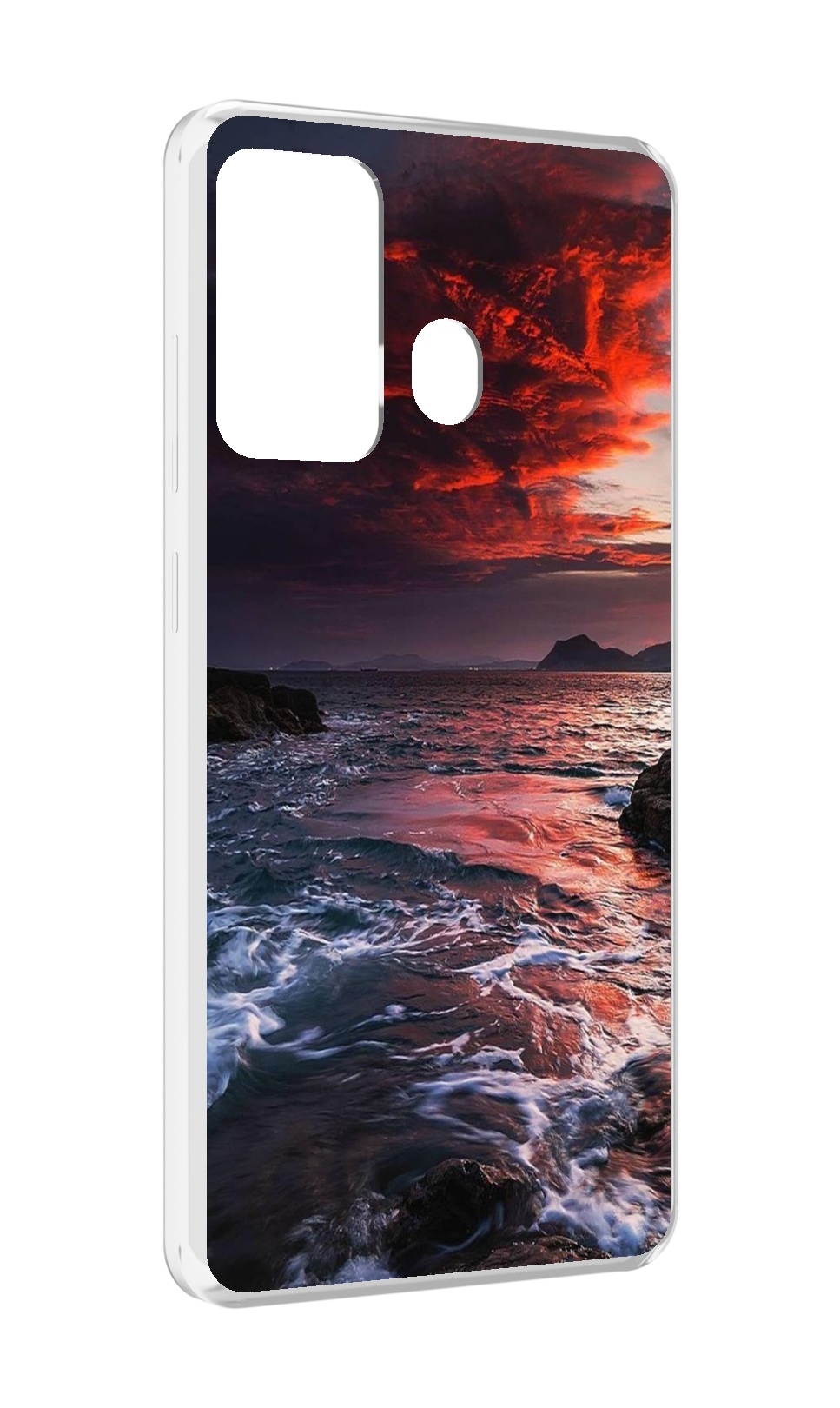 

Чехол MyPads красивый залив для ITEL A27 / ITEL P17, Прозрачный, Tocco