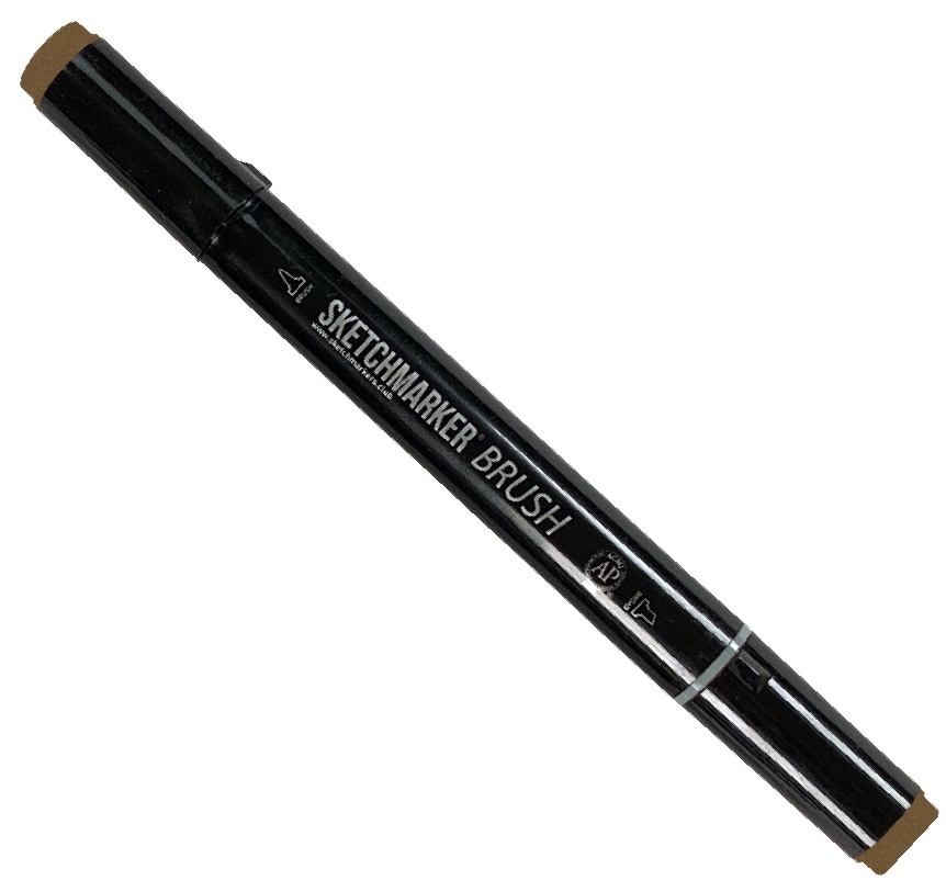 

Маркер Sketchmarker Brush двухсторонний на спиртовой основе для скетчинга цвет BR92 Дуб, Коричневый, SMB-BR