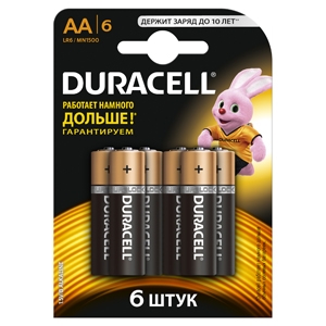 

Duracell LR6-6BL BASIC (6/60/16800), Б0014859