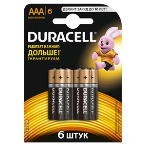 фото Duracell lr03-6bl basic (6/60/33840)