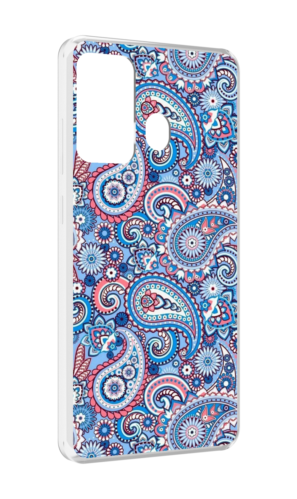 

Чехол MyPads красивый голубой арнамент для ITEL A27 / ITEL P17, Прозрачный, Tocco