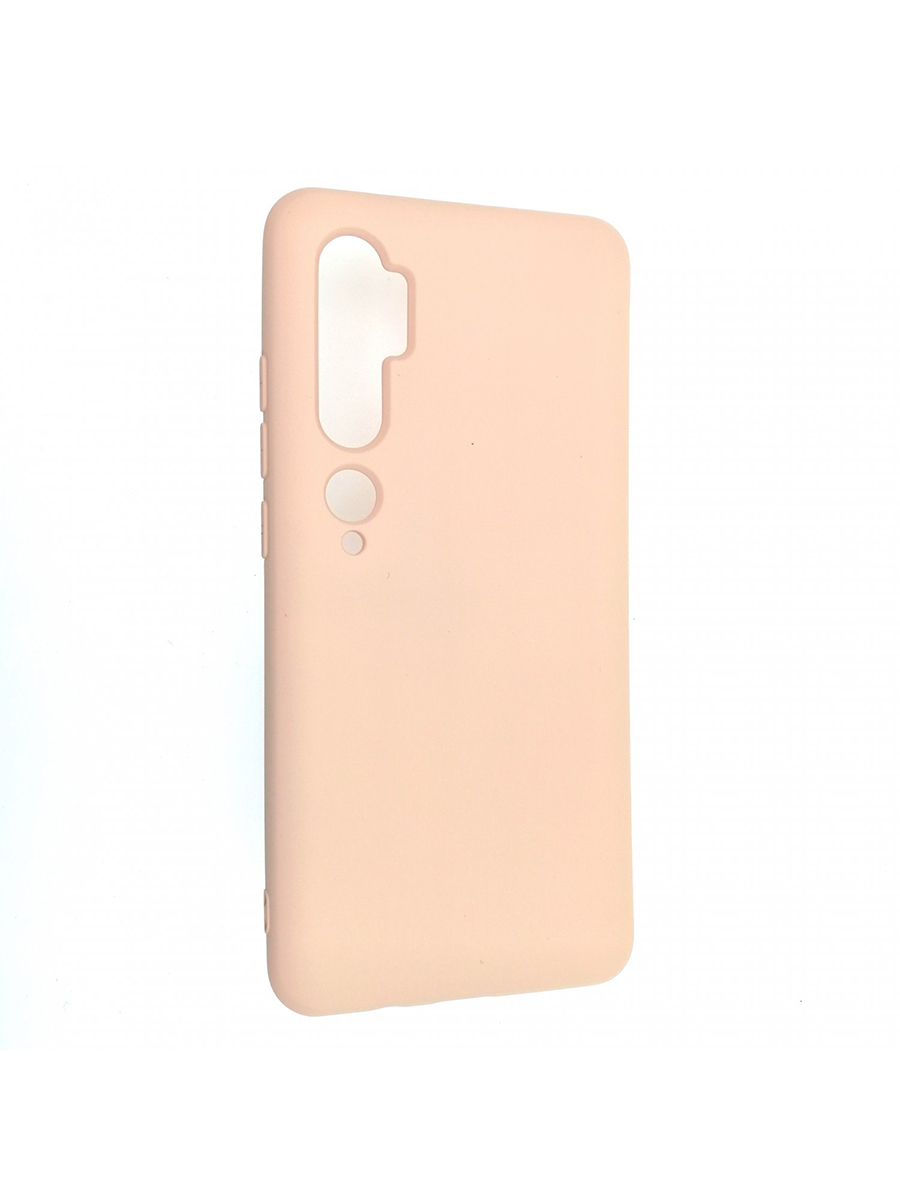 фото Чехол для xiaomi mi note 10 derbi slim silicone-3 розовый