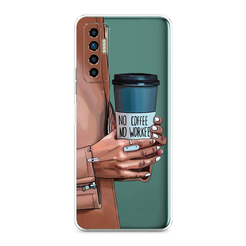 

Чехол Awog на Tecno Camon 17P "No coffee", Разноцветный, 300150-7