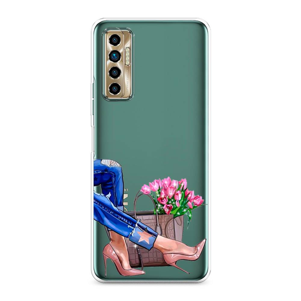 

Чехол Awog на Tecno Camon 17P "Каблучки", Разноцветный, 300150-7
