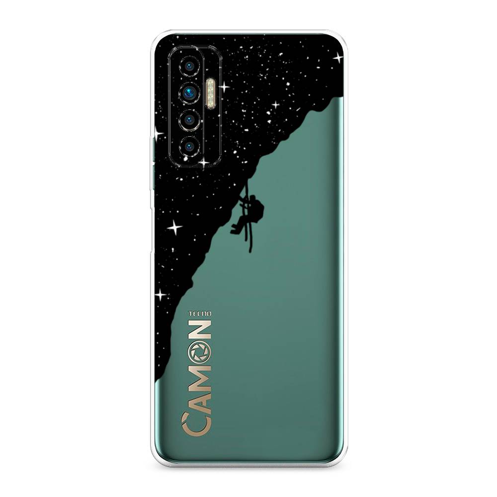 

Чехол Awog на Tecno Camon 17P "Скалолаз в космосе", Разноцветный, 300150-4