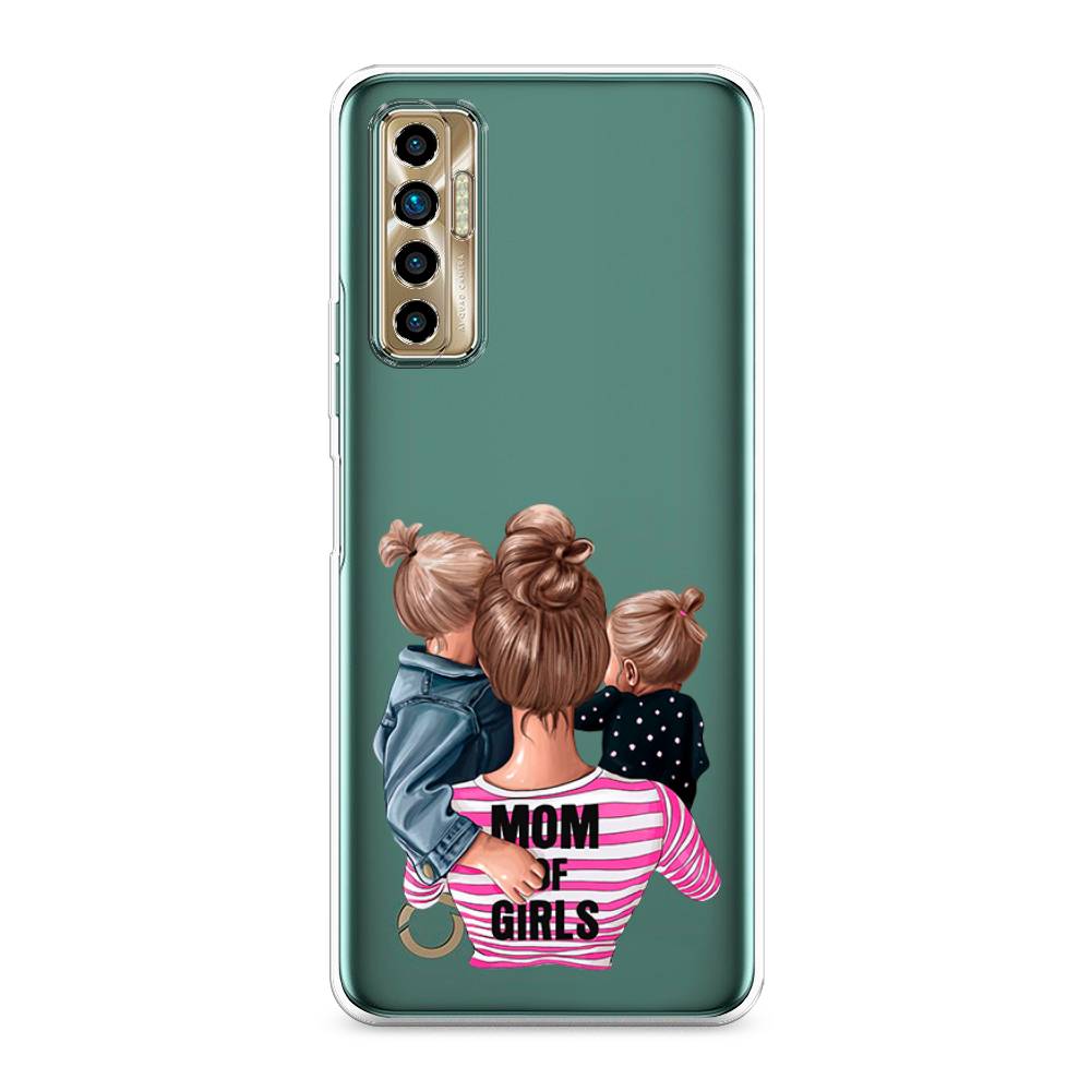 

Чехол Awog на Tecno Camon 17P "Mom of Girls", Разноцветный, 300150-6