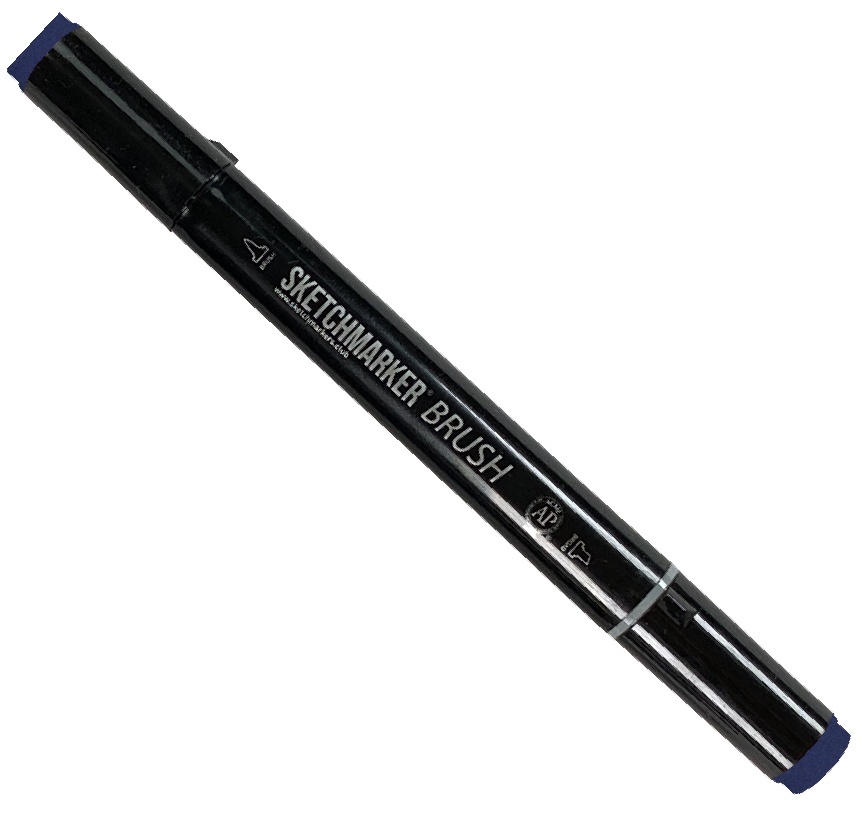 

Маркер Sketchmarker SMB-B80 для скетчей цвет синий, Brush