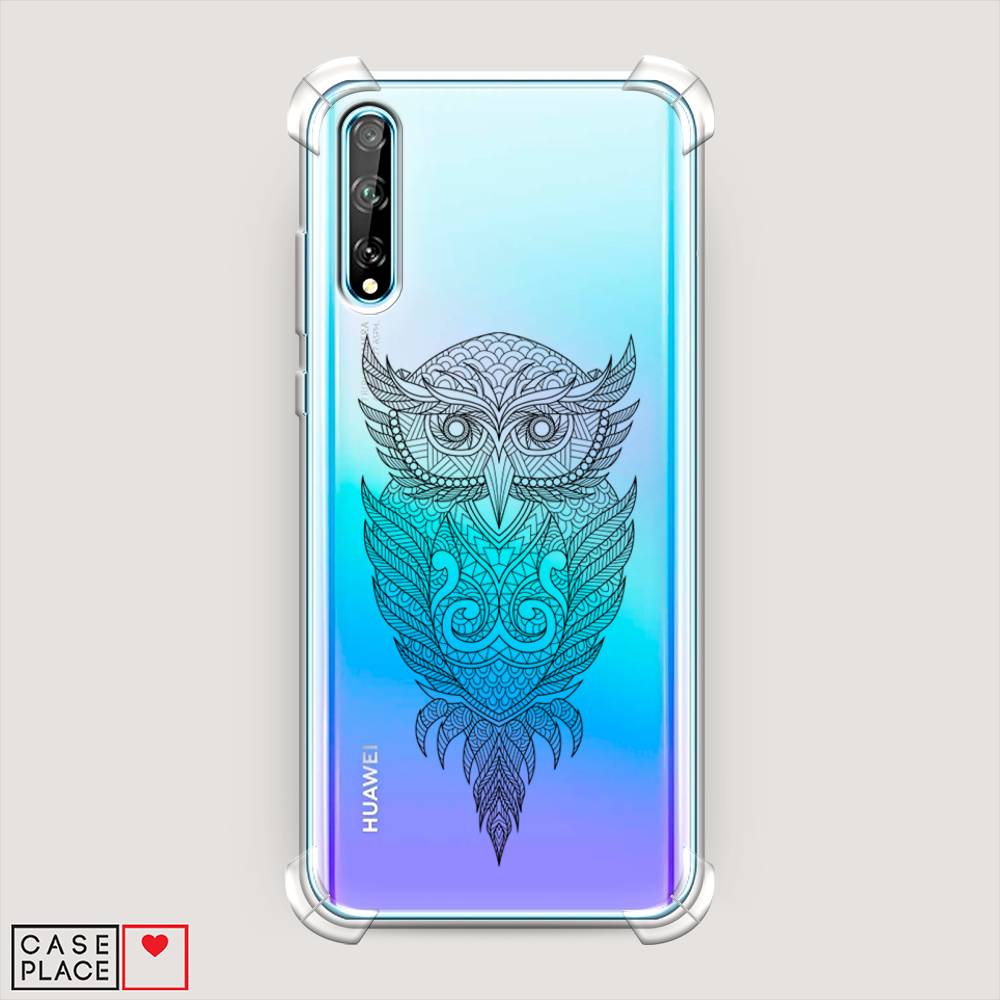 

Чехол Awog "Филин графика" для Huawei P Smart S