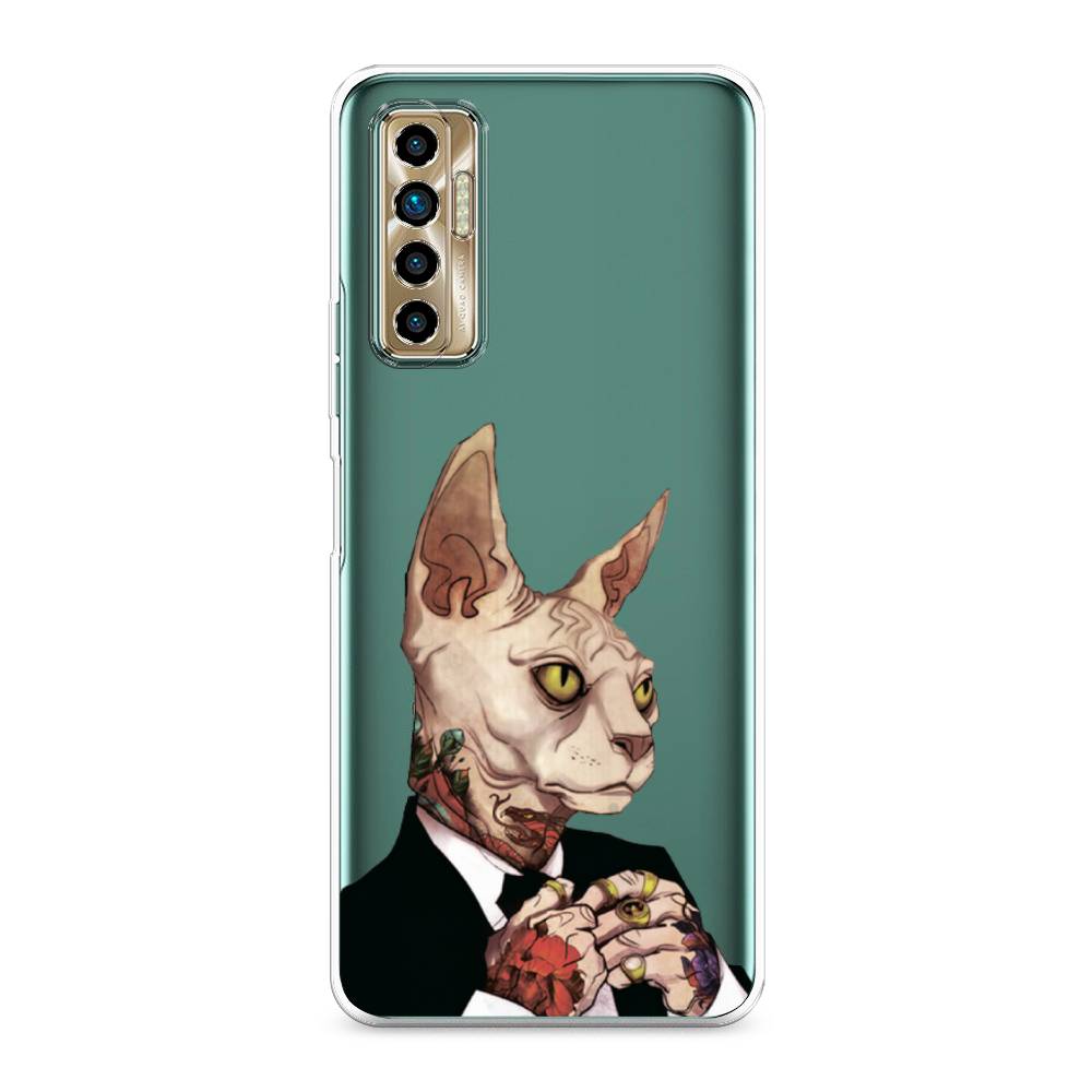 

Чехол Awog на Tecno Camon 17P "Татуированный сфинкс", Разноцветный, 300150-7