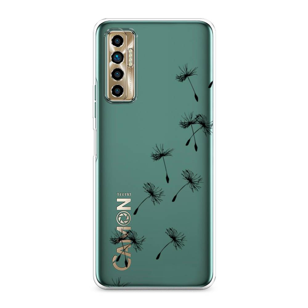 

Чехол Awog на Tecno Camon 17P "Летящие одуванчики", Разноцветный, 300150-8