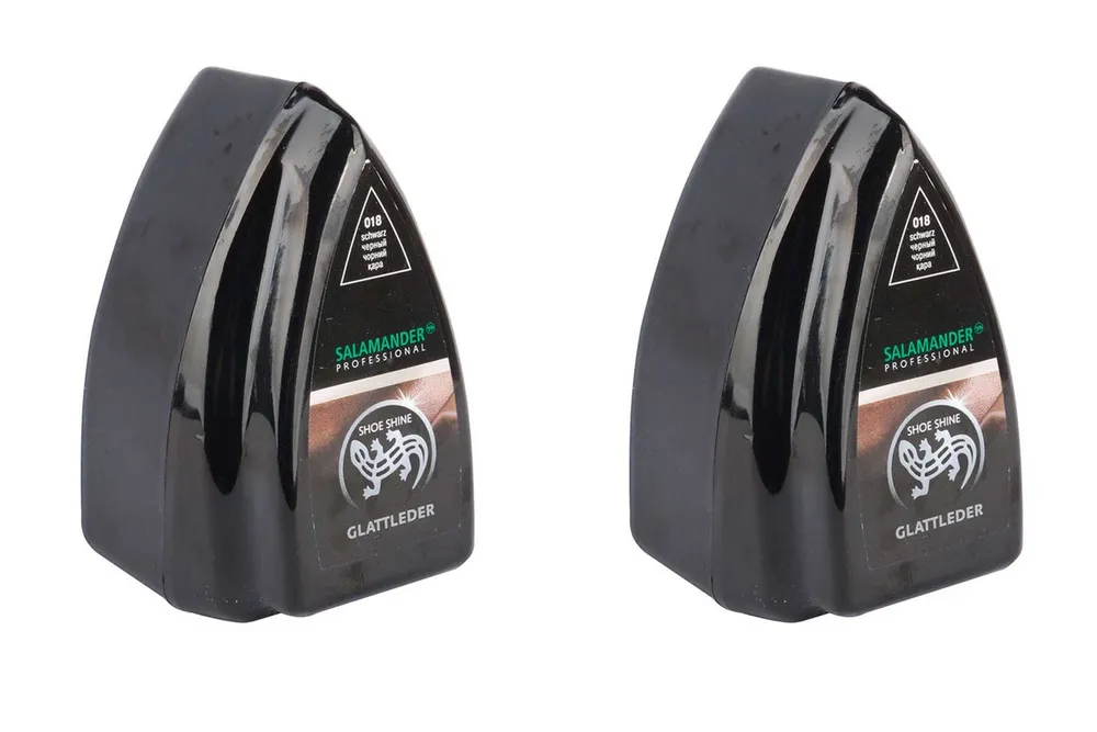 

Губка для обуви Salamander Shoe shine черная 2 шт, Shoe shine
