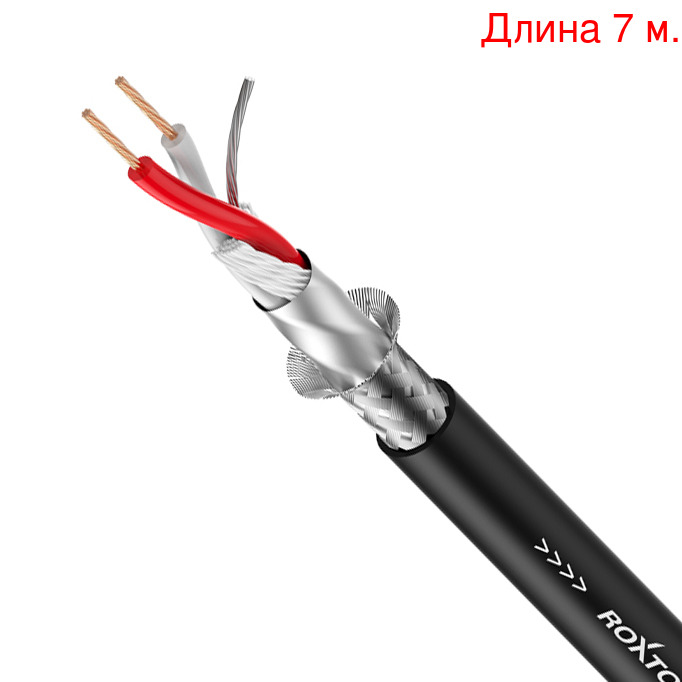 

Кабель Roxtone DMX022 Black 7м, DMX022 Black