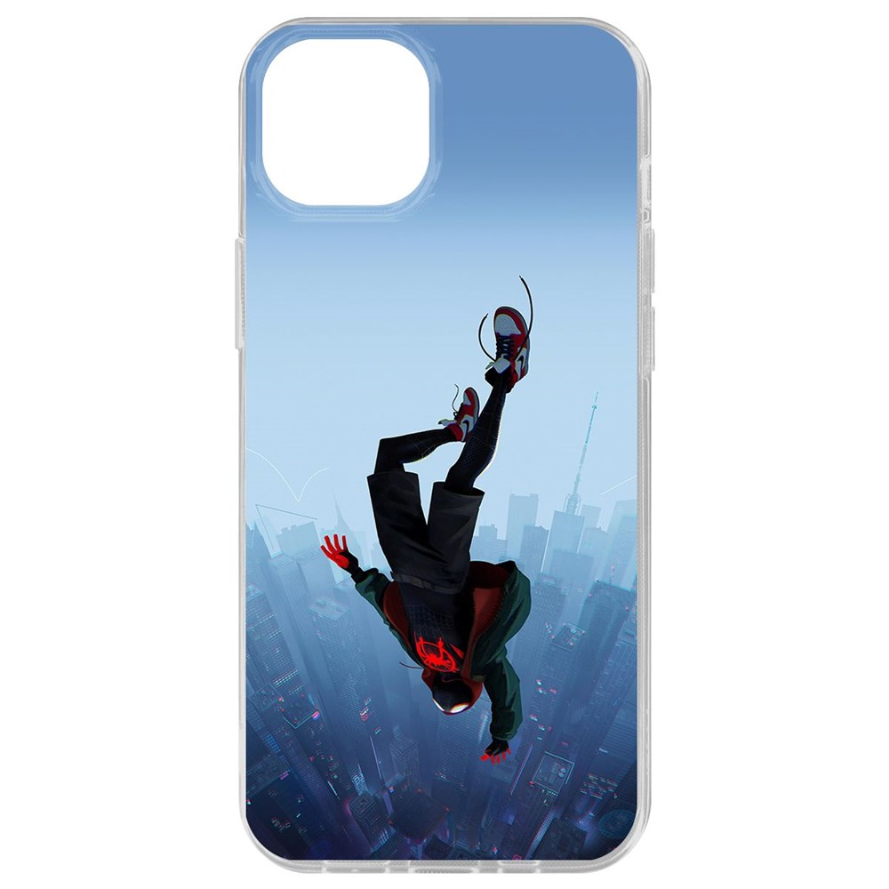

Чехол-накладка Case Человек-паук. Майлз Моралес для iPhone 15 Plus, Прозрачный