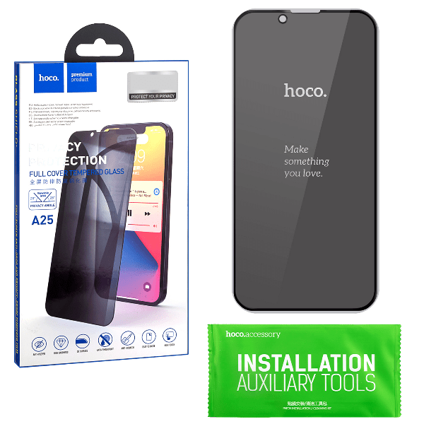

Защитное стекло HOCO для iPhone 14 Plus Protect your privancy A25