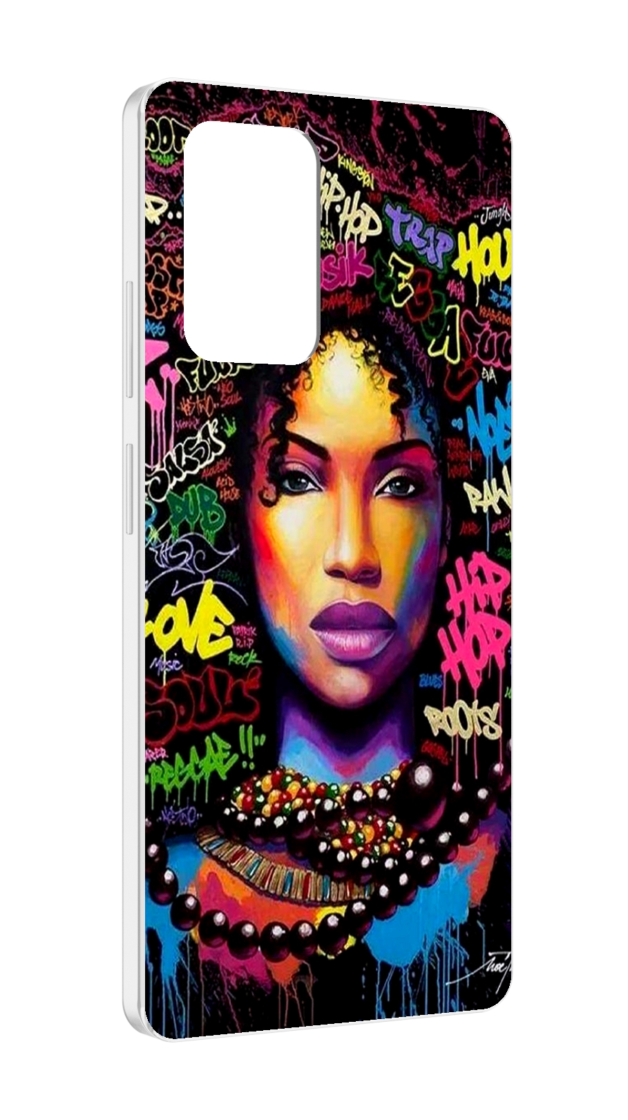 

Чехол MyPads девушка-в-граффити женский для ZTE Blade V40 Pro, Tocco