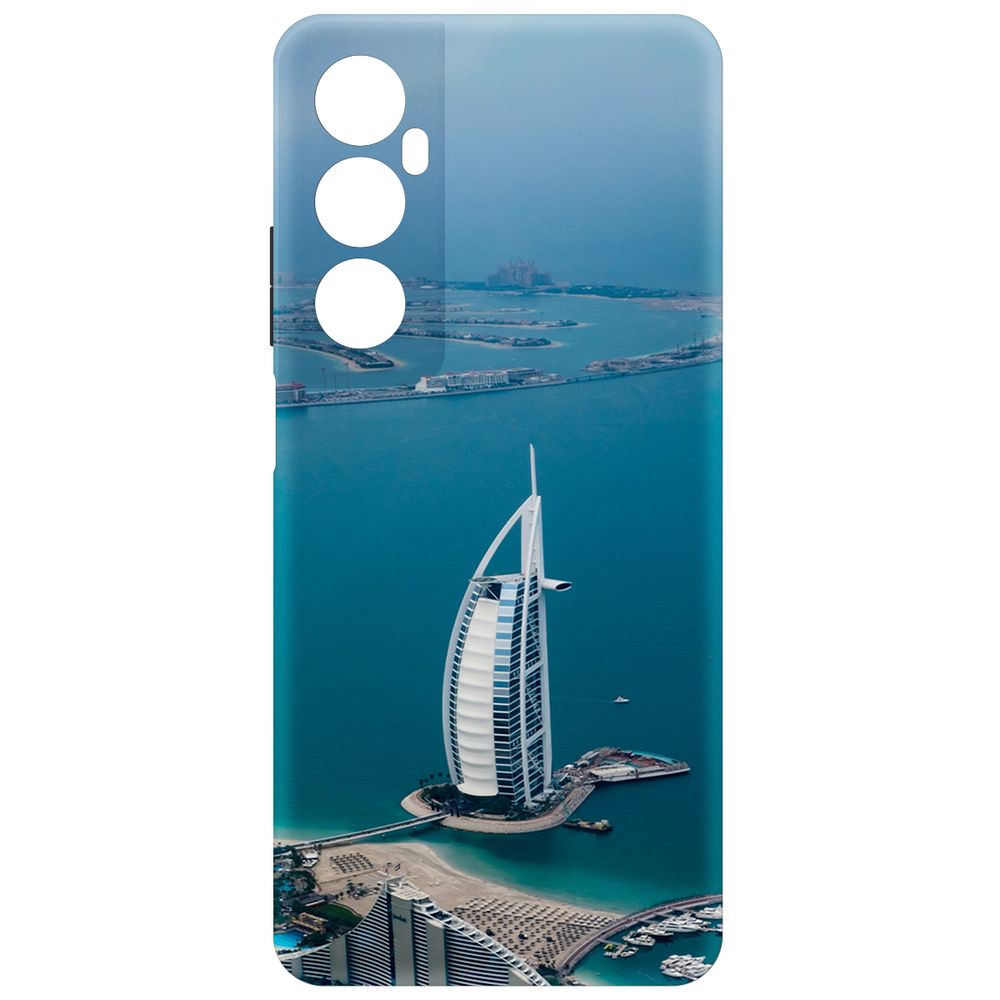 

Чехол Krutoff для Realme C65 ОАЭ, Бурдж-эль-Араб, Черный