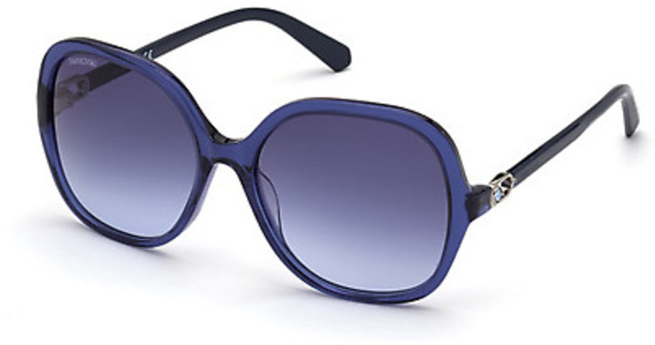 

Солнцезащитные очки Swarovski SK 0312 90W shiny blue/blue, SK 0312 90W