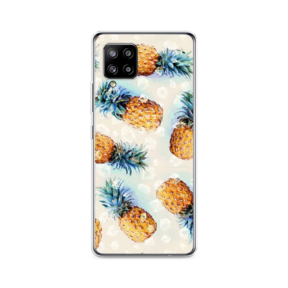 

Чехол Awog на Samsung Galaxy A42 / Самсунг A42 "Ананасы", Разноцветный, 2101750-3