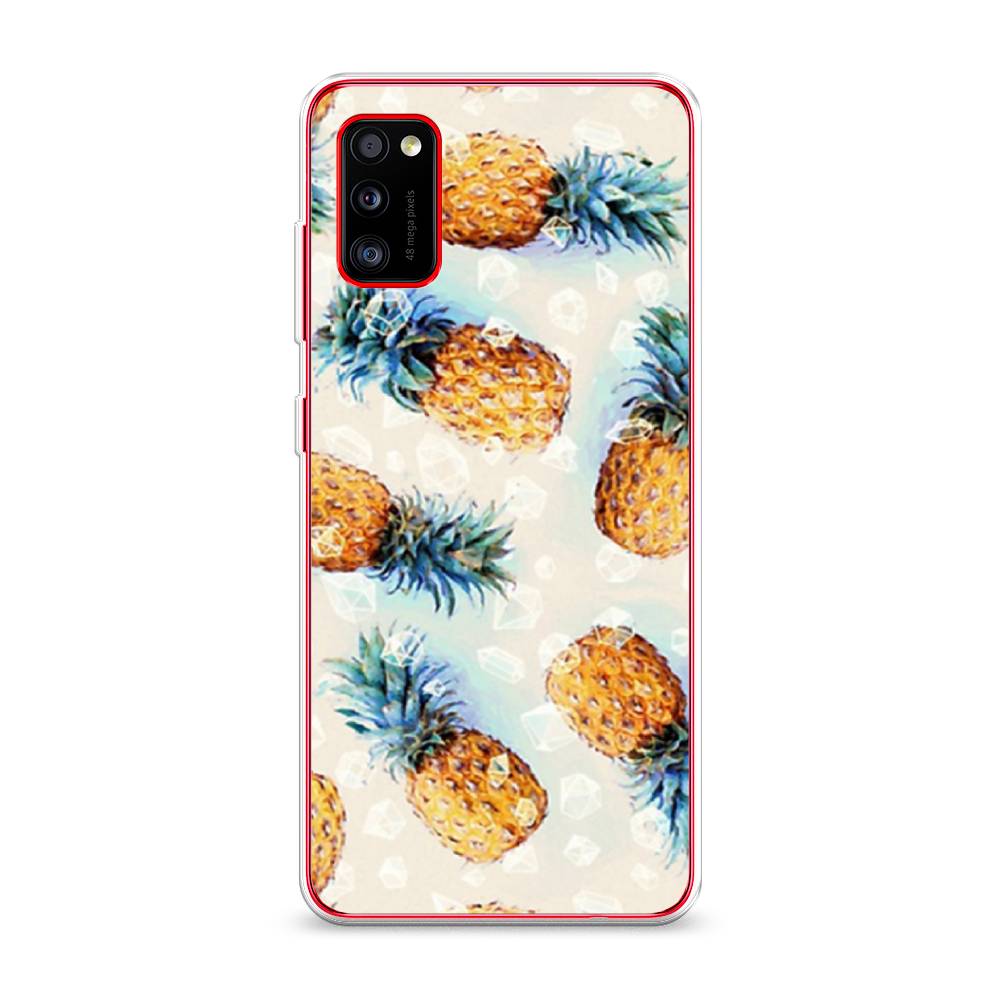 

Чехол Awog на Samsung Galaxy A41 / Самсунг A41 "Ананасы", Разноцветный, 2100450-3