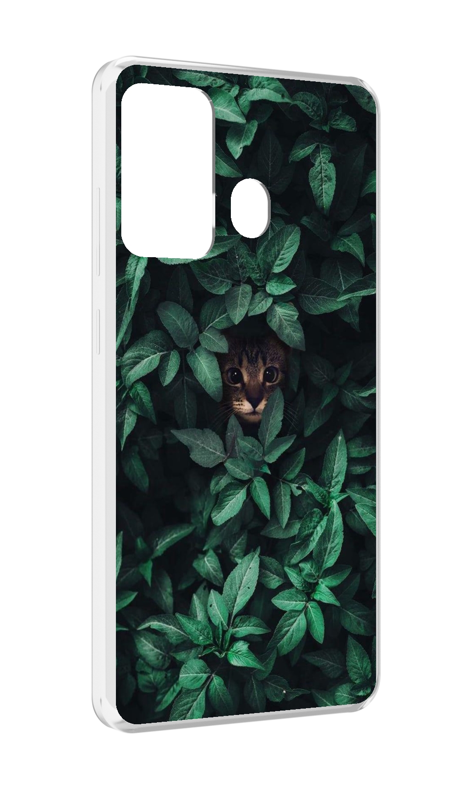 

Чехол MyPads котенок в листьях для ITEL A27 / ITEL P17, Прозрачный, Tocco